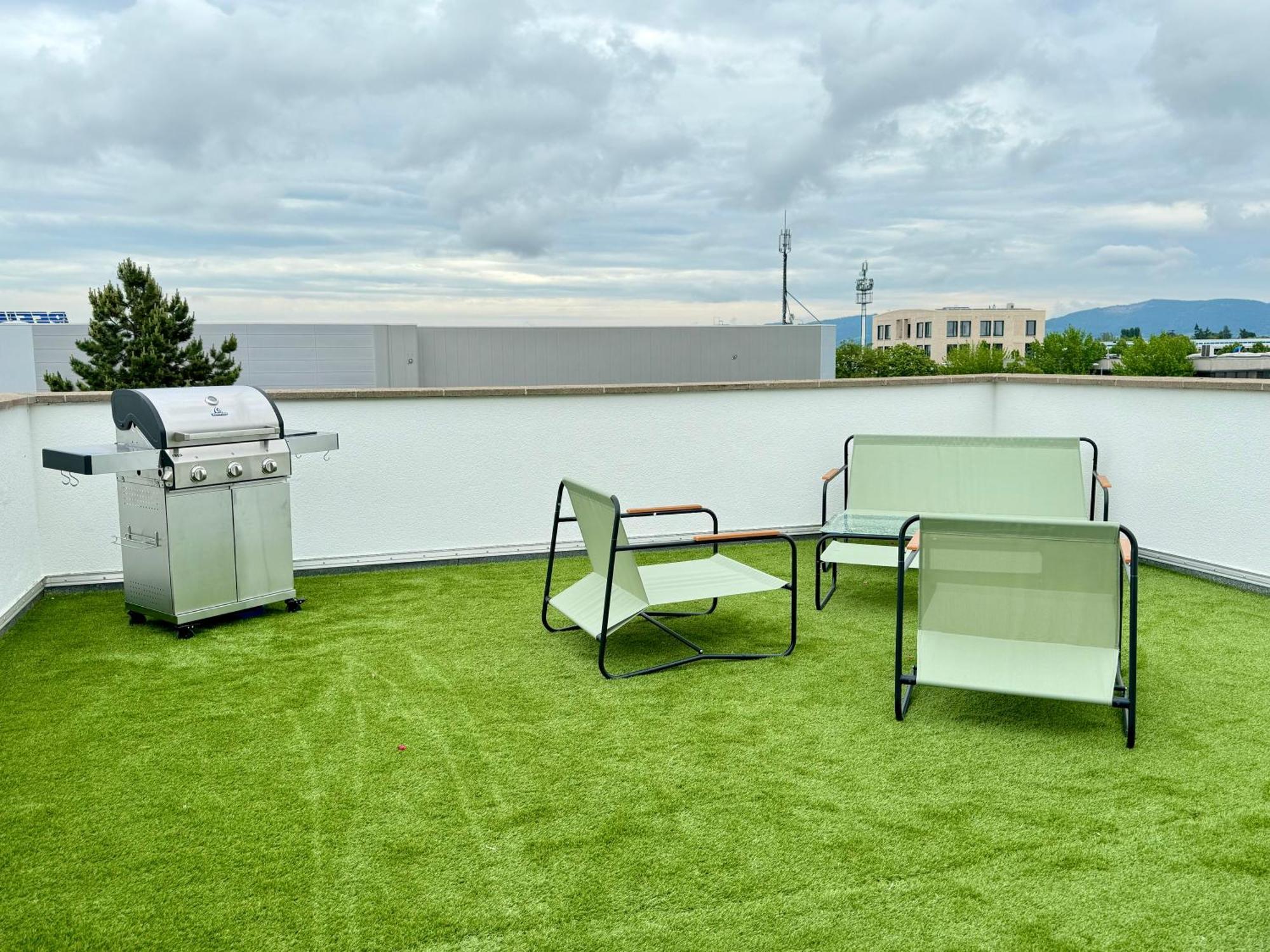 220 Qm Penthouse Wohnung Mit Fahrstuhl - Ohne Spa City Airport City Airport Mannheim Exterior foto